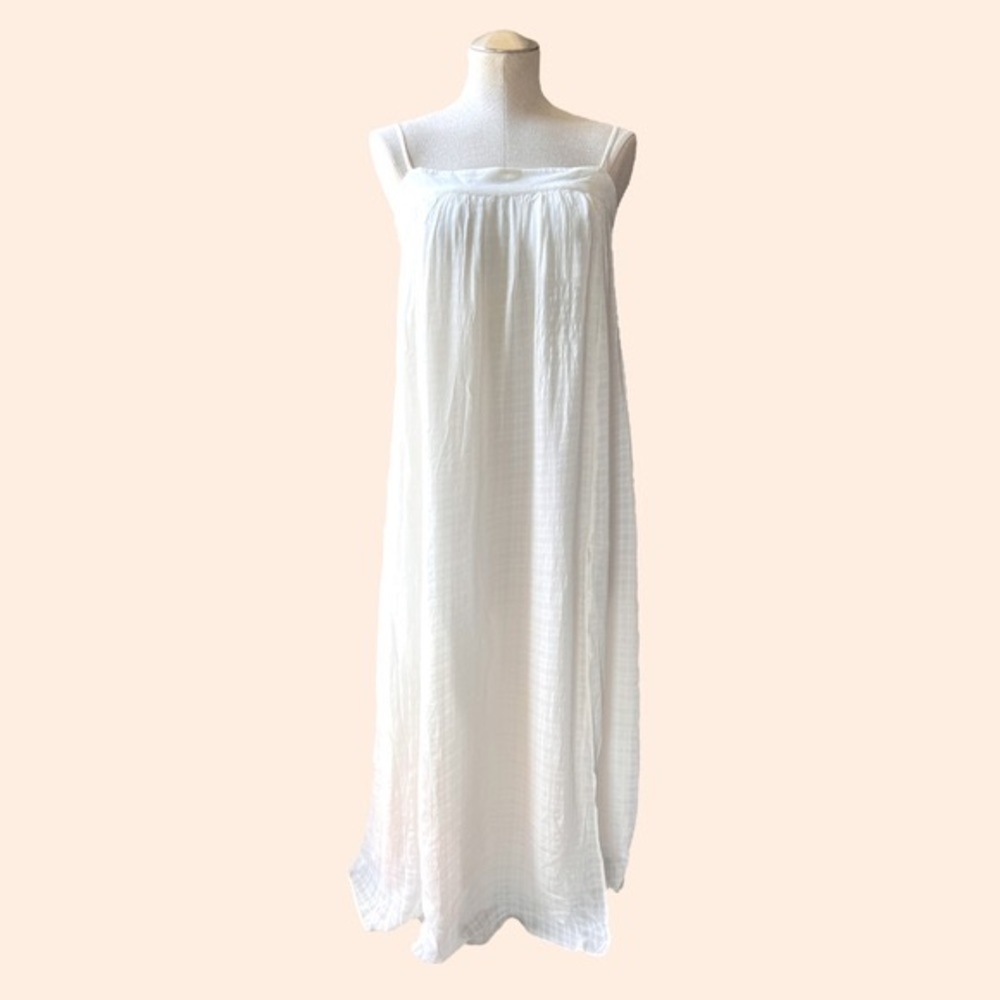 Aritzia Chant White Maxi Dress